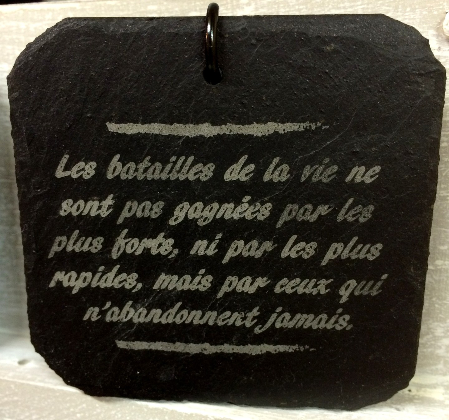 les batailles de la vie ne sont pas gagnées