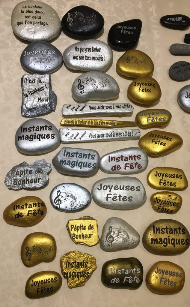 galets peints message positifs magiques