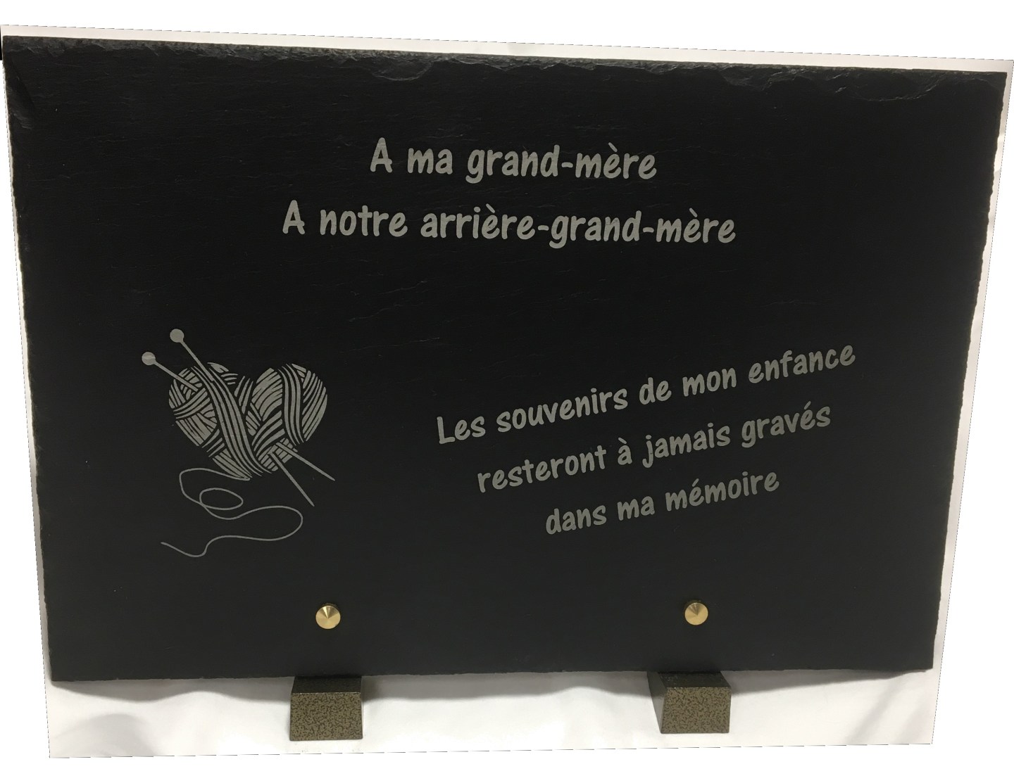 ardoise funéraire gravée dauger