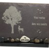 lauze-galets-arbre-biche-ardoise-funeraire-gravee