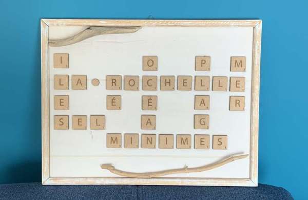 Scrabble personnalisé thème La Rochelle