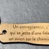 porte clés Bois&nbsp;entrepreneur