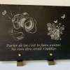 Ardoise appareil-photo bouquet&nbsp;papillons