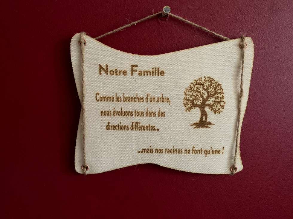 tableau naturel en tissus