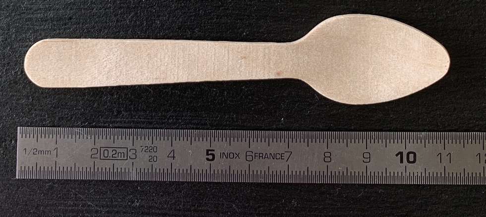 cuillère en bois gravée marque-place